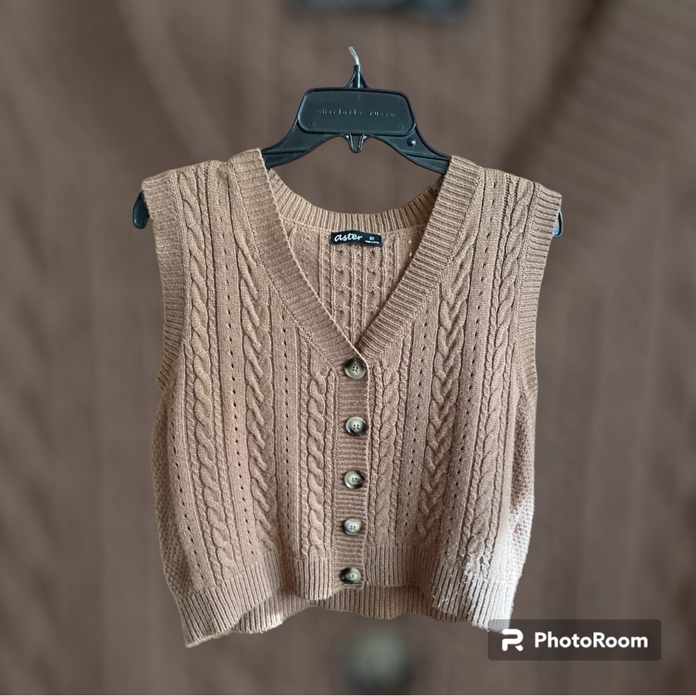 Brown Sweater Vest